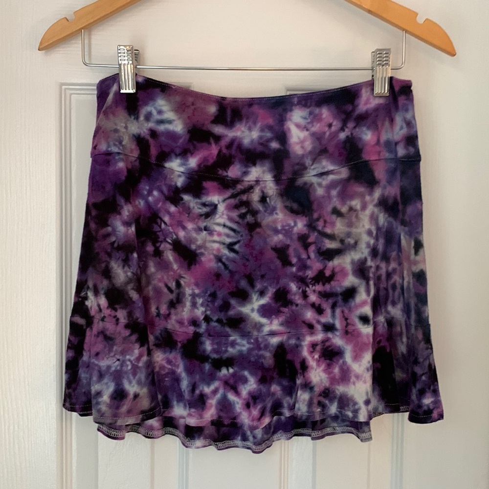 Purple Tie Dye Skirt